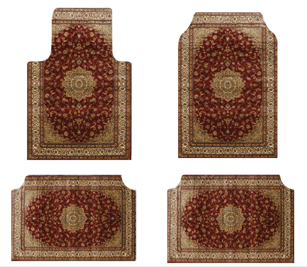 Set of Bohemian Style Floor Mat Universal Size Car Foot Mat American Retro Rugs image 6