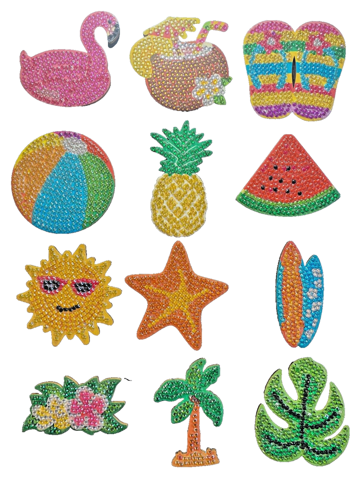 Diamond Jewel Art: Refrigerator Magnets