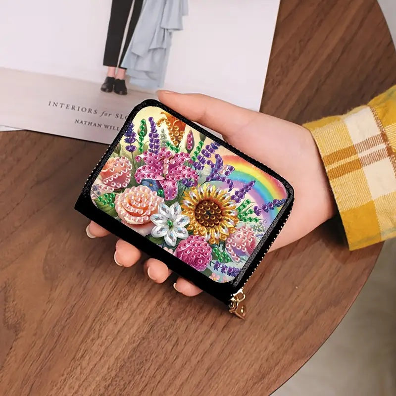 Diamond Jewel Art: Credit Card Organizer Purse