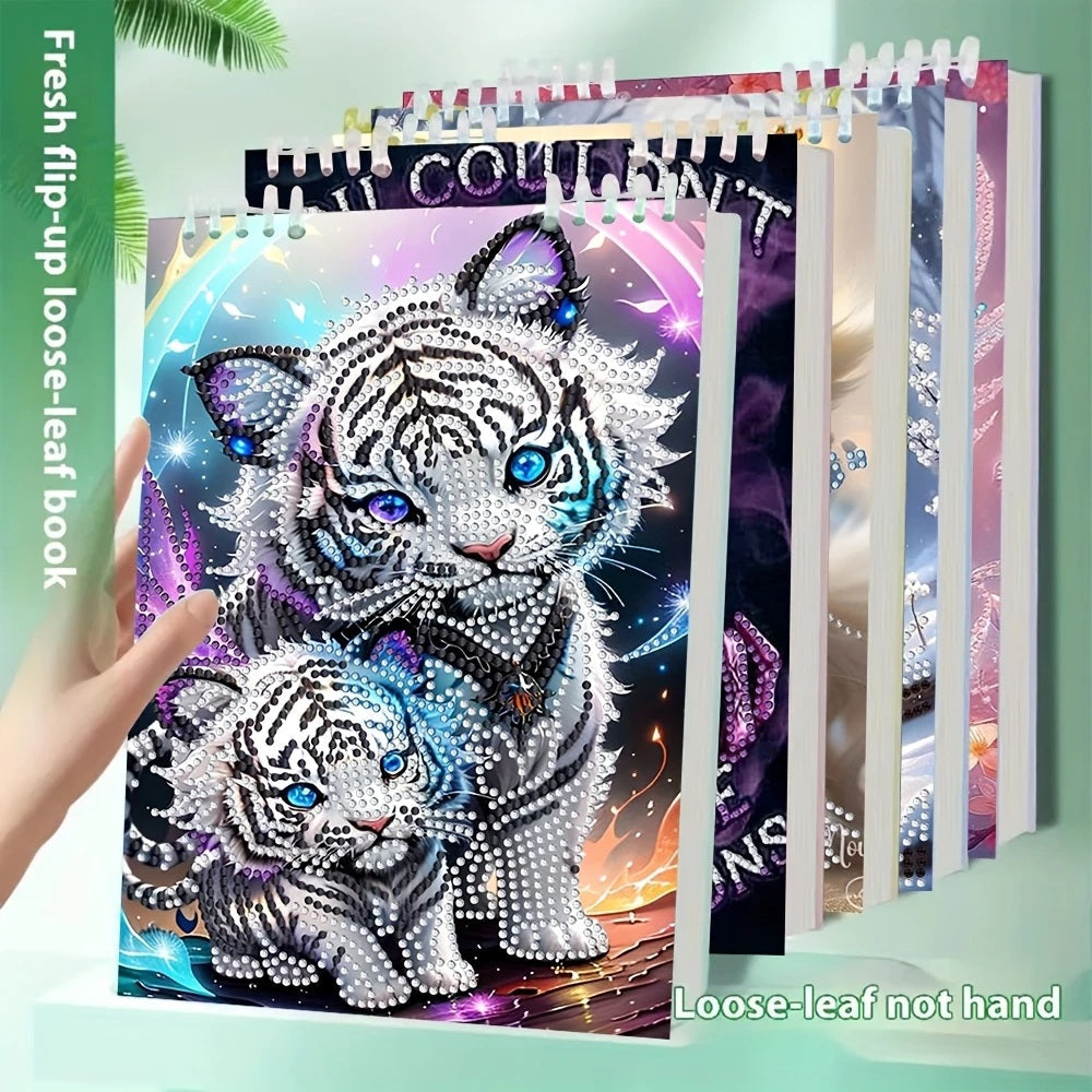 Diamond Jewel Art: Spiral Notebooks