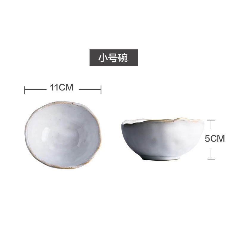 Dinner Plate Set - Rice, Soup, Noodle & Sushi Bowls with Sauce Dishes and Wester image 12