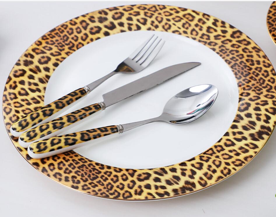 1pcs Bone China British Tea Cup Set Leopard Print Porcelain Coffee Set Ceramic T image 6