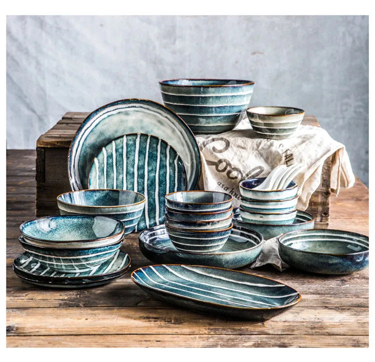 Household Light Luxury Tableware Japanese Style image 0