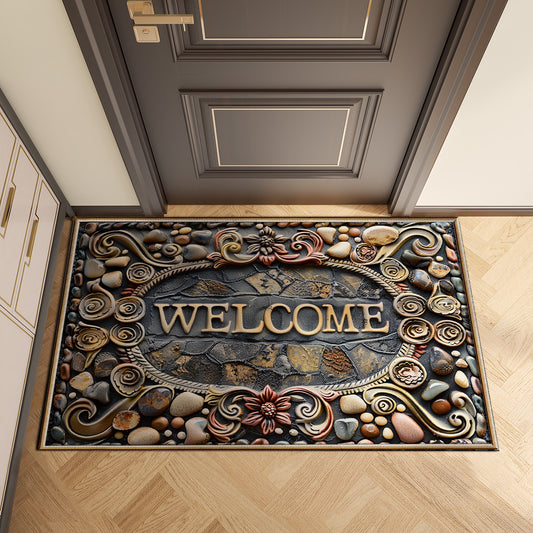 Luxury Vintage Home Entrance Door Mat Room Rugs For Bedroom Hallway Floor Foot B image 0