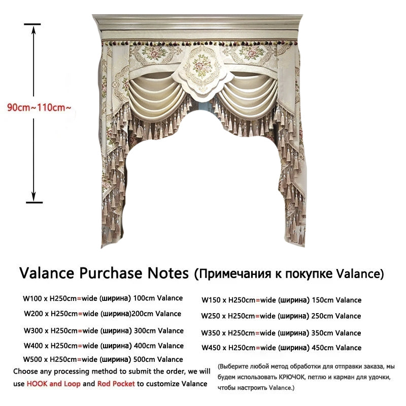 Luxury European Window Curtains for Living Room Bedroom Dining Blackout Colored  image 7