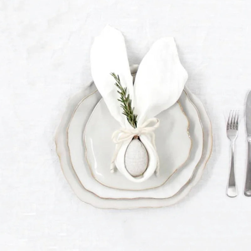 Dinner Plate Set - Rice, Soup, Noodle & Sushi Bowls with Sauce Dishes and Wester image 4