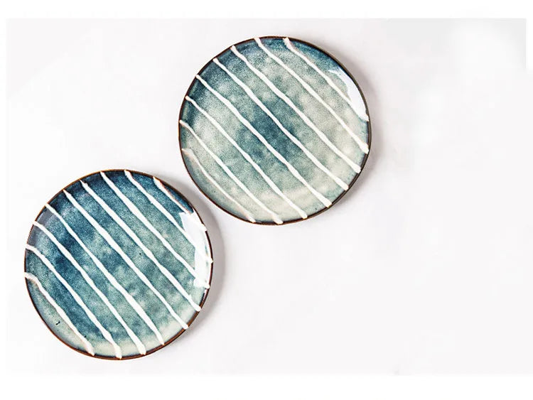 Household Light Luxury Tableware Japanese Style image 4