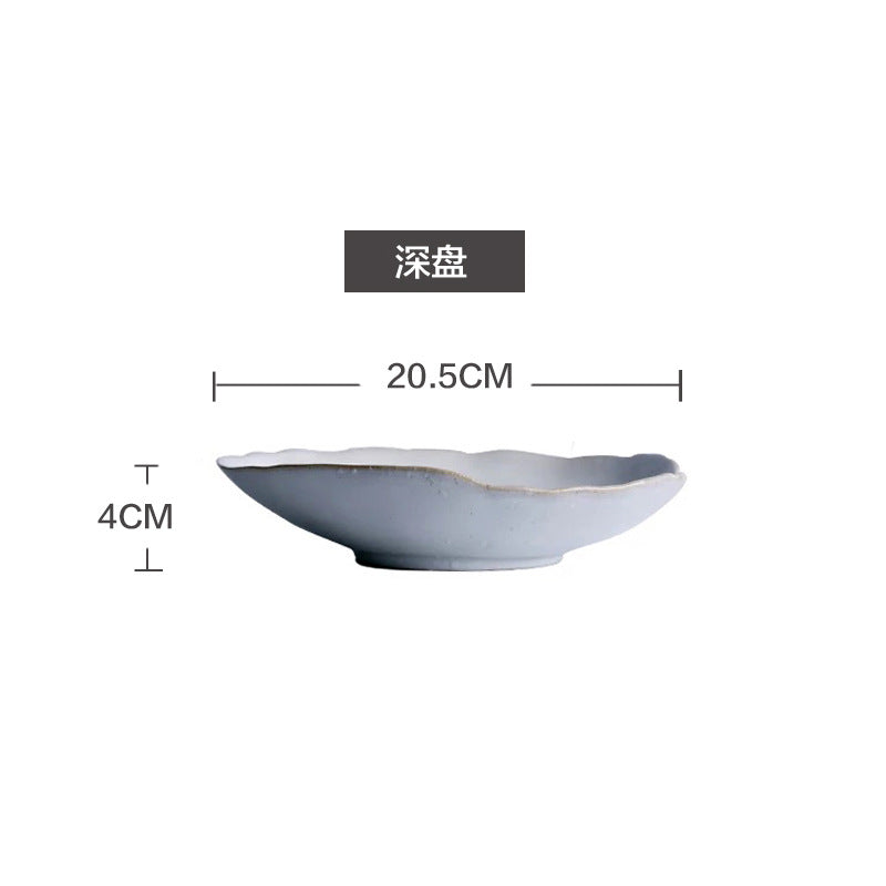 Dinner Plate Set - Rice, Soup, Noodle & Sushi Bowls with Sauce Dishes and Wester image 8