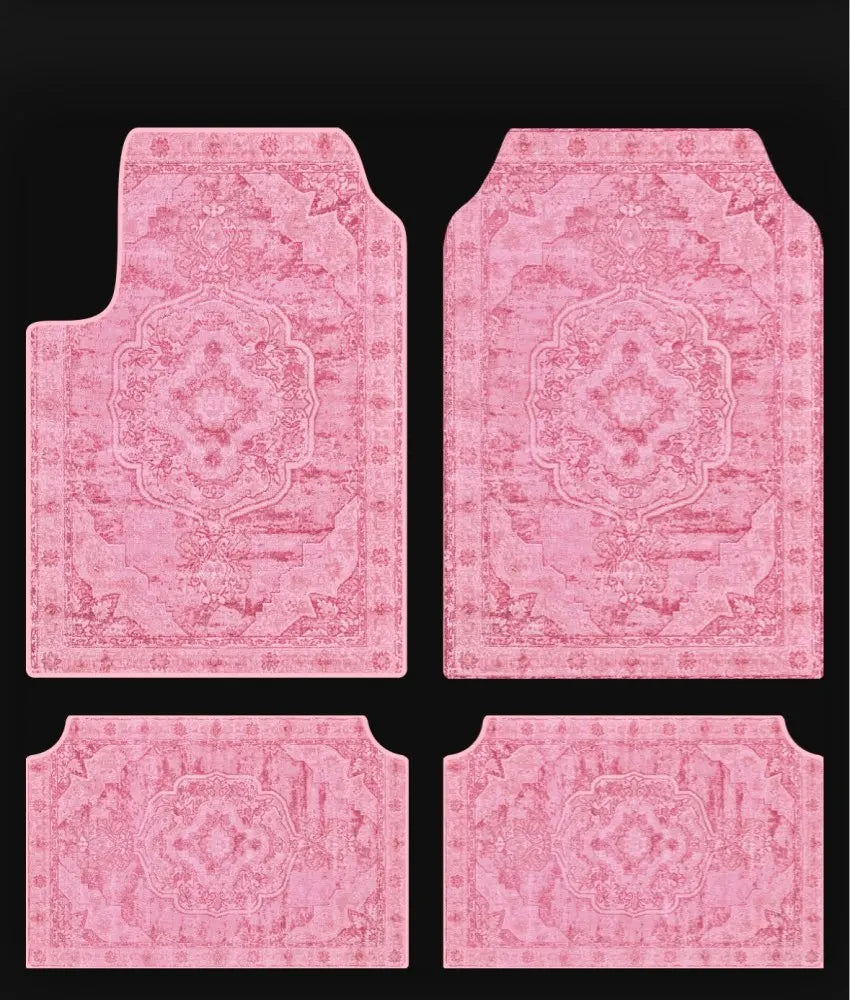 Set of Bohemian Style Floor Mat Universal Size Car Foot Mat American Retro Rugs  image 15