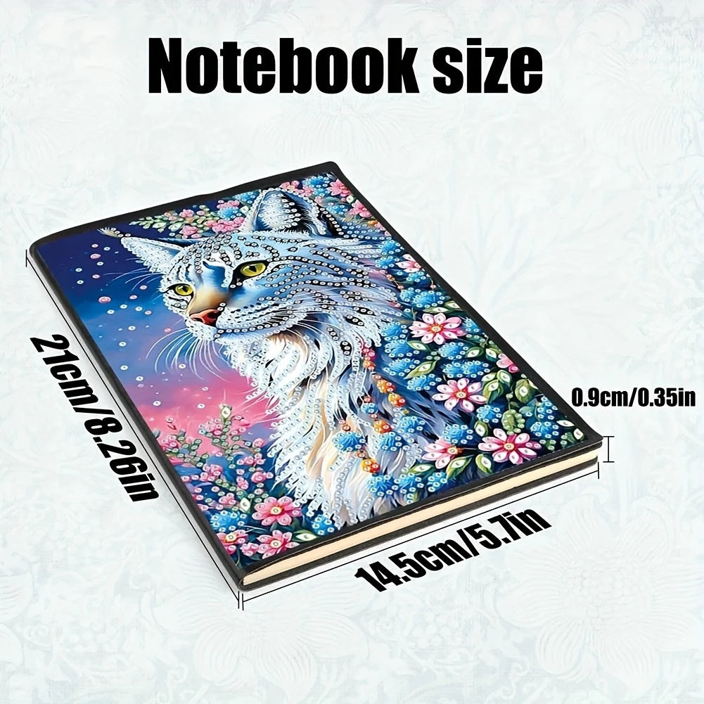 Tiger Notebook, Journal, Sketchbook Diamond Jewel Art COMPLETED image 5