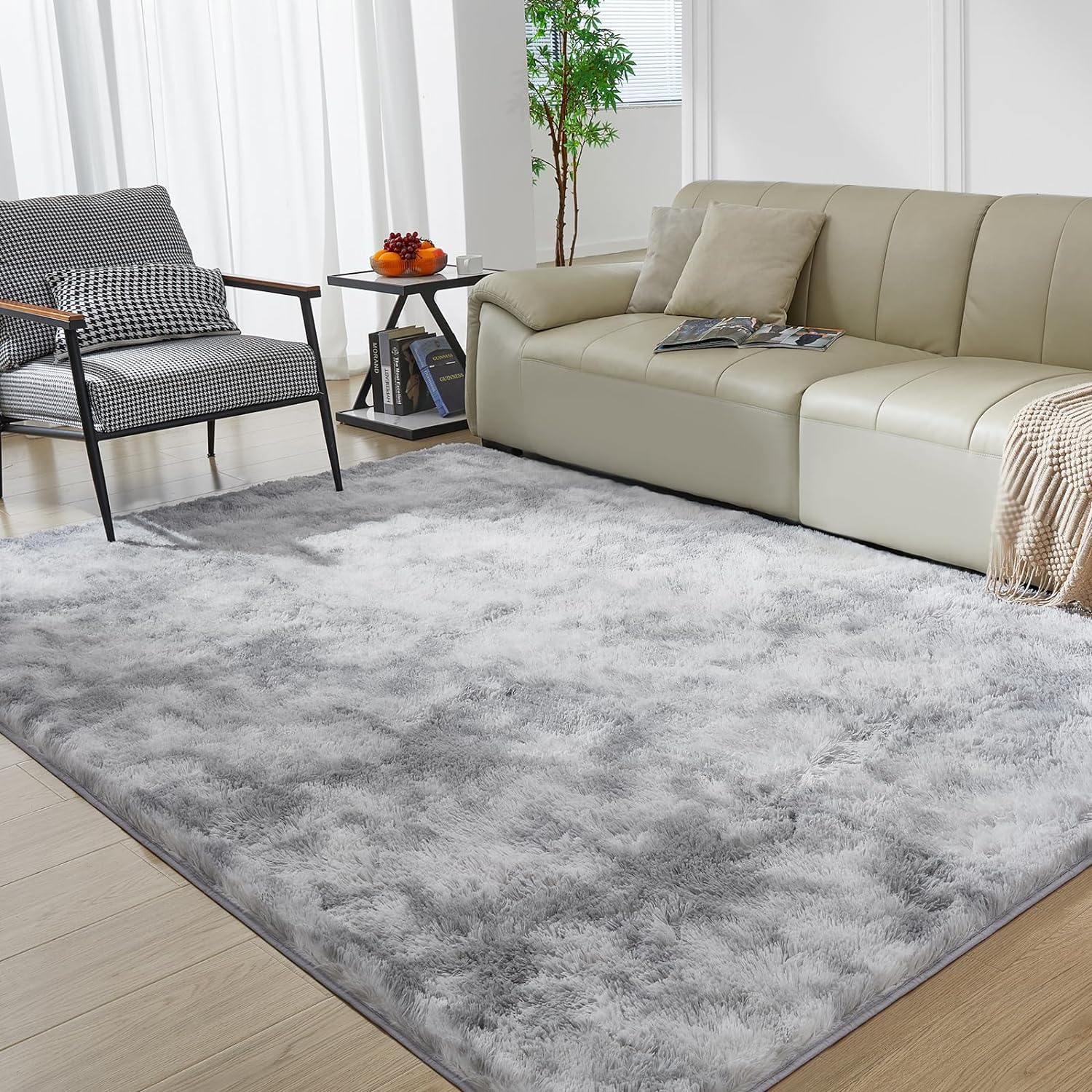 Silk Wool Rug Bedroom Living Room Carpet Children Shag Furry Area Carpet Prayer  image 11