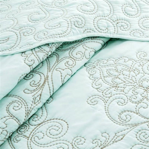 Queen 100-Percent Cotton Chenille Bedspread with Fringe Hem in Khaki Taupe Beige image 3