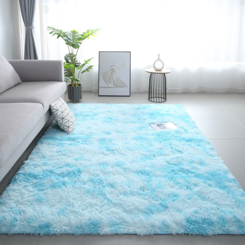 Silk Wool Rug Bedroom Living Room Carpet Children Shag Furry Area Carpet Prayer  image 7