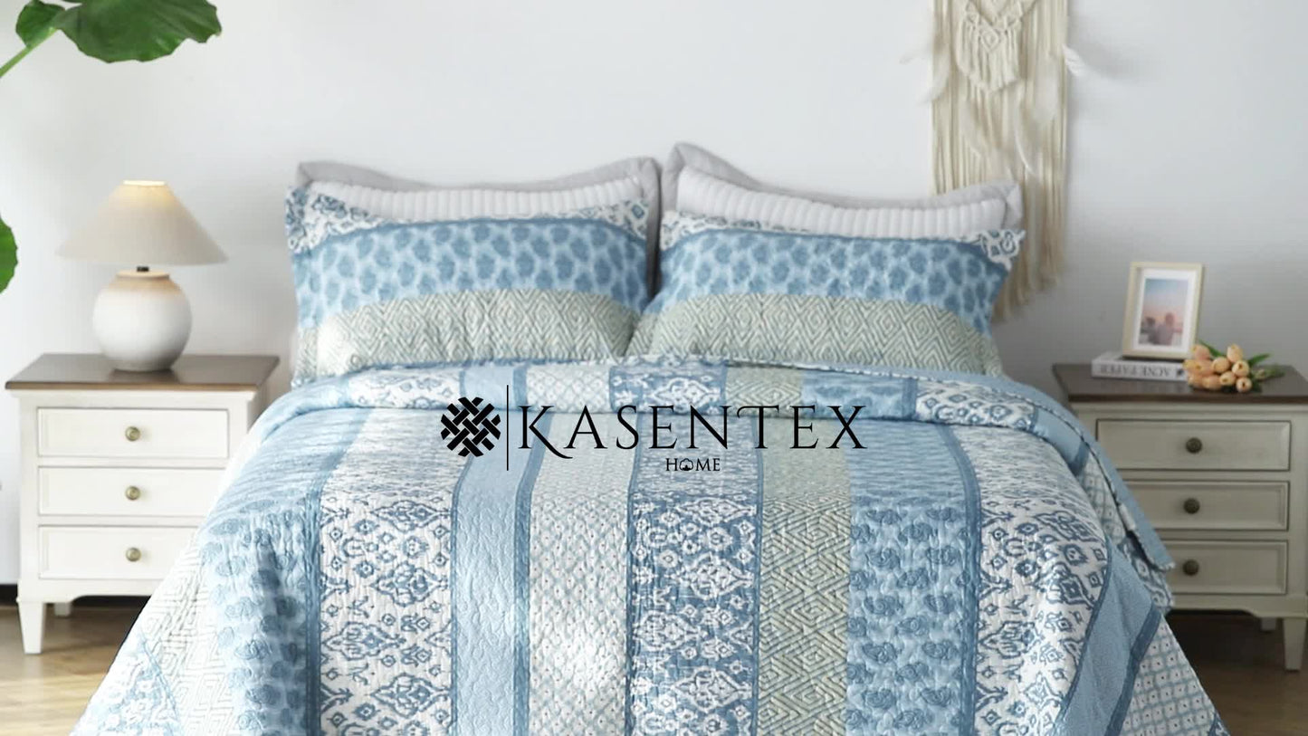 2/3pcs Light Floral Quilt Set, Cute Print All Season Lightweight Bedspread Cover image 35