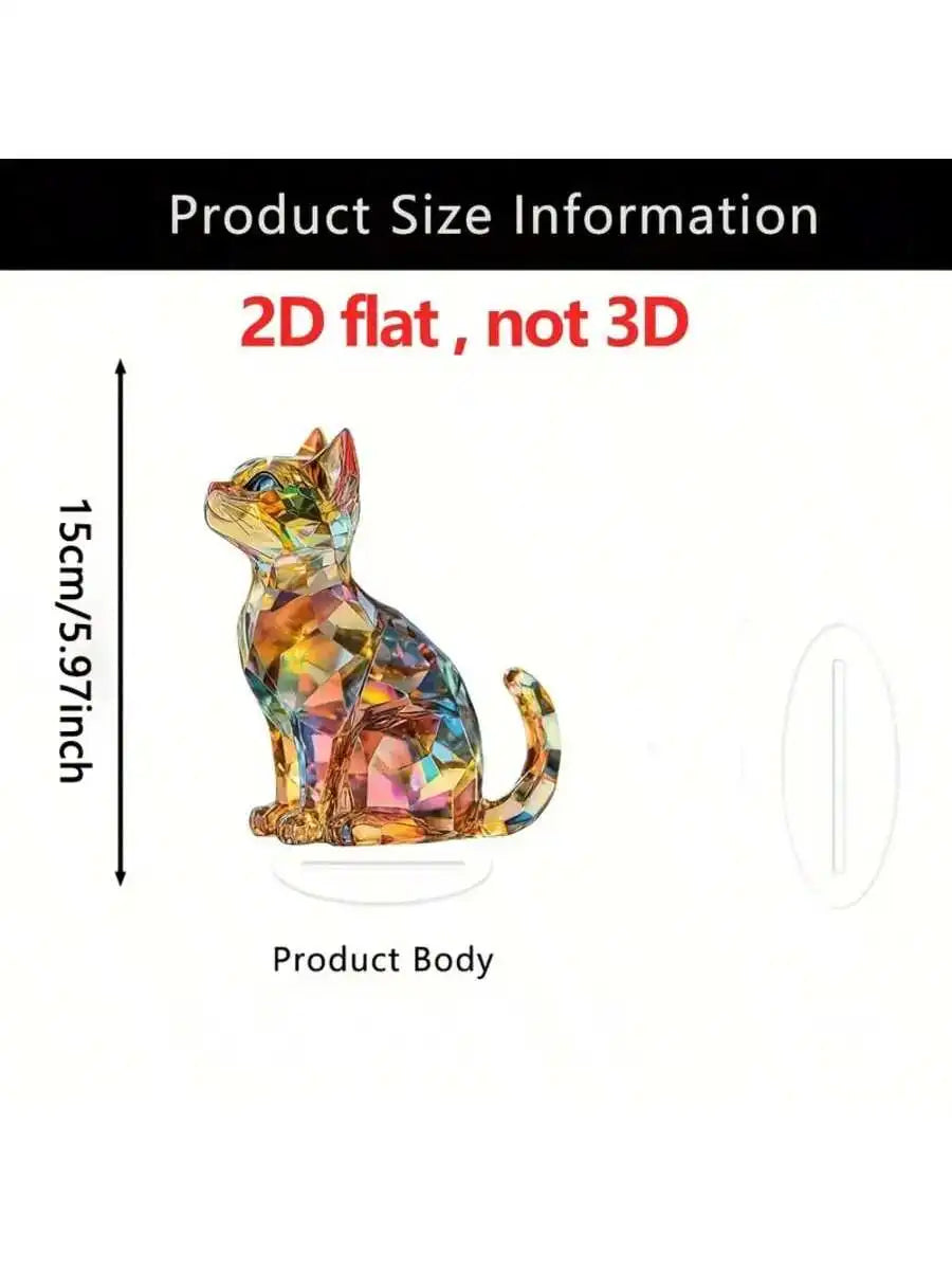 Elegant exotic cat table decoration sculptures, home and office decorations, classic animal themed Thanksgiving decorations。