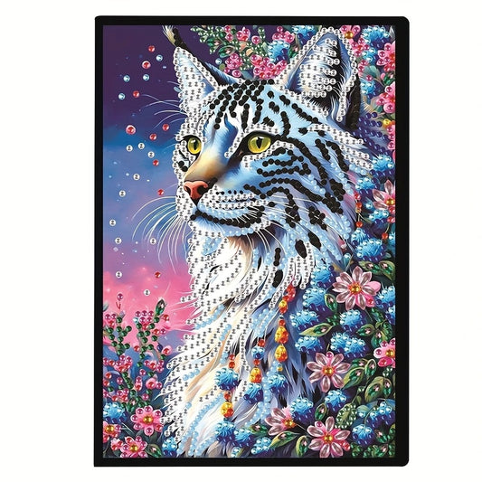 Tiger Notebook, Journal, Sketchbook Diamond Jewel Art COMPLETED image 0