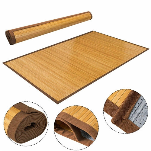 5' x 8' Indoor/Outdoor 100% Bamboo Area Rug Floor Carpet image 3