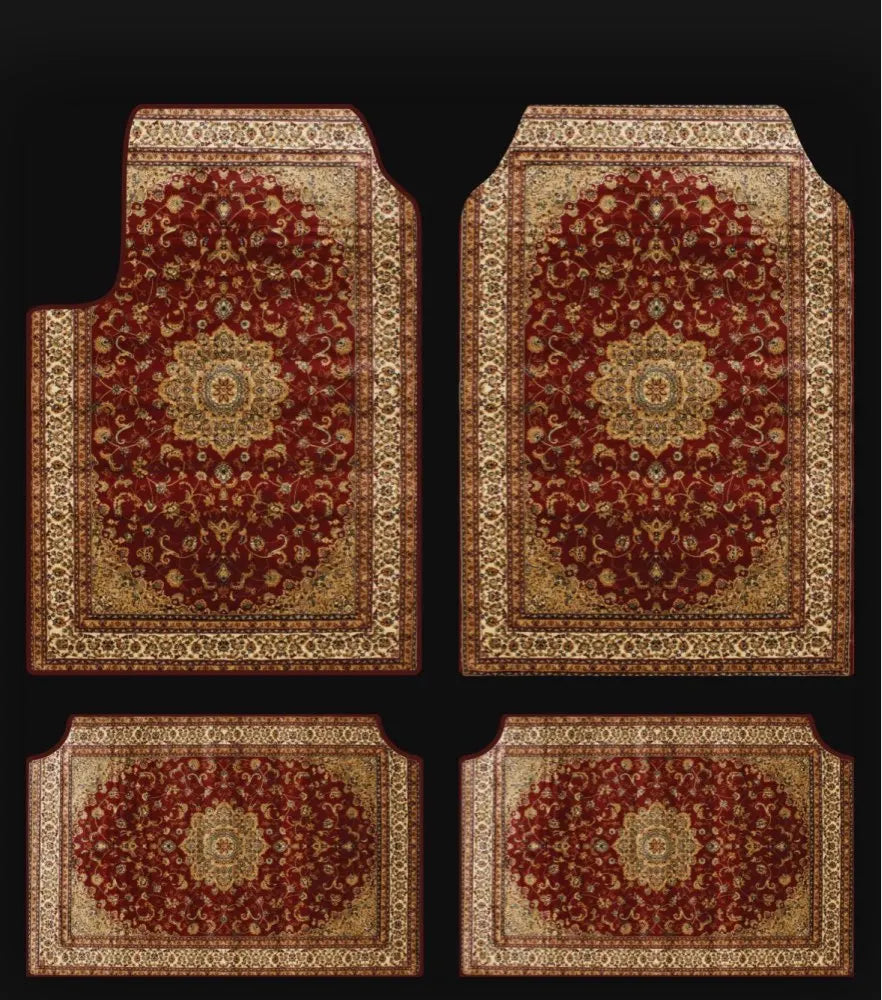 Set of Bohemian Style Floor Mat Universal Size Car Foot Mat American Retro Rugs  image 17