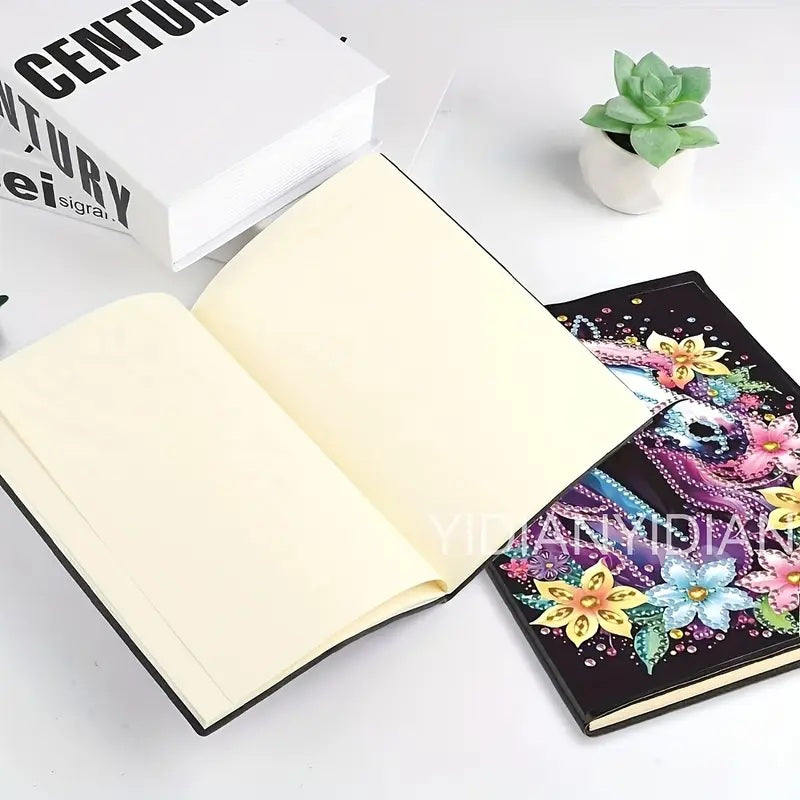 Horse Notebook, Journal, Sketchbook Diamond Jewel Art COMPLETED image 3