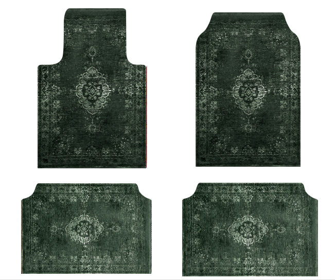 Set of Bohemian Style Floor Mat Universal Size Car Foot Mat American Retro Rugs  image 8
