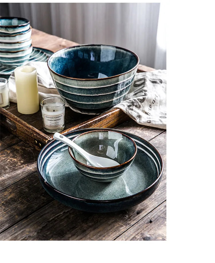 Household Light Luxury Tableware Japanese Style image 3