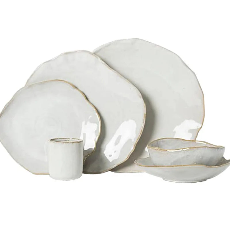 Dinner Plate Set - Rice, Soup, Noodle & Sushi Bowls with Sauce Dishes and Wester image 5