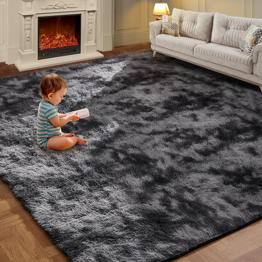 Silk Wool Rug Bedroom Living Room Carpet Children Shag Furry Area Carpet Prayer  image 0