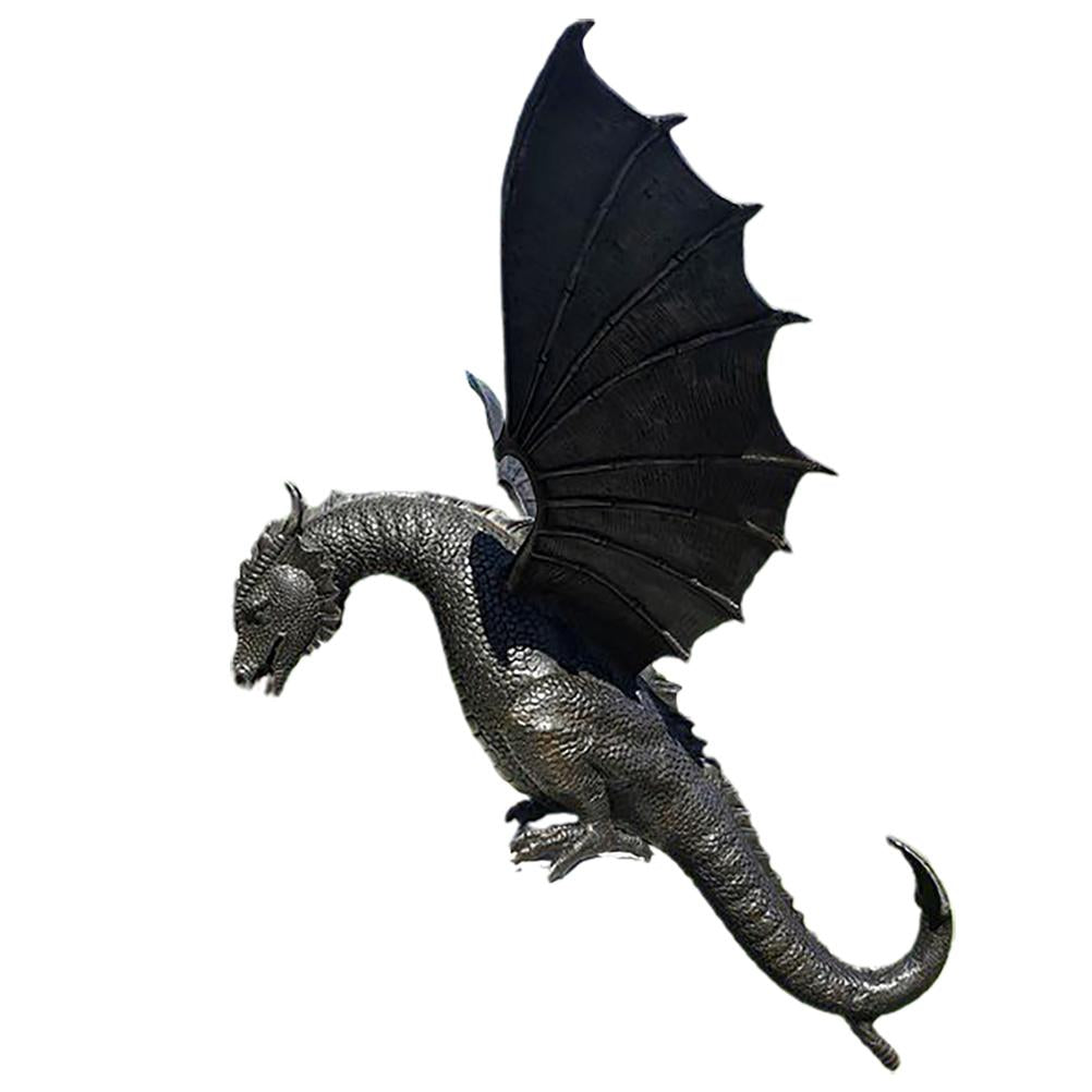 Garden Dragon Statue Fountain Dragon Ornament Resin Water Feature Sculpture for  image 1
